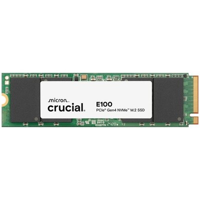 Crucial E100 2TB PCIe 4.0 Gen4 2280 NVMe M.2 SSD  3D/V NAND CT2000E100SSD8