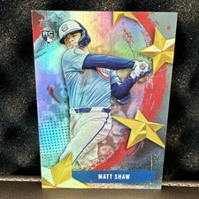 2025 Topps Update Matt Shaw #SMLB-65 Stars of MLB Chicago Cubs RC