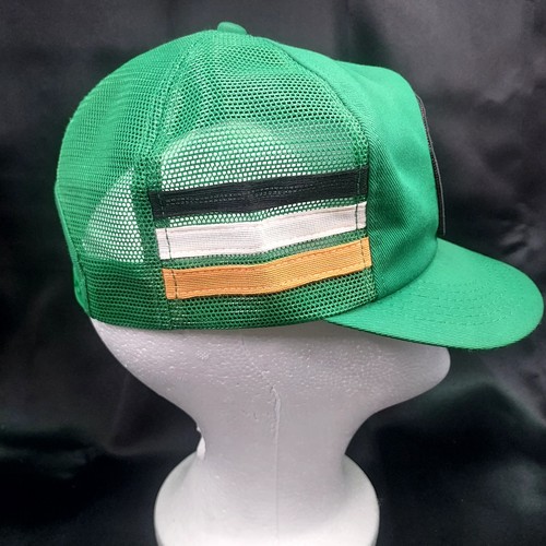 Vtg 80’s Kodiak Racing 3 Three Stripe Trucker Snapback Hat NASCAR Deadstock - Picture 3 of 9