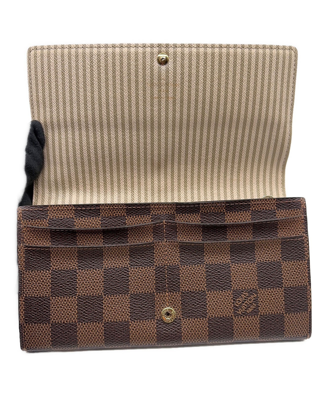 LOUIS VUITTON N63179 Brown Monogram Canvas Leather Long Wallet SN3412 thumbnail 19
