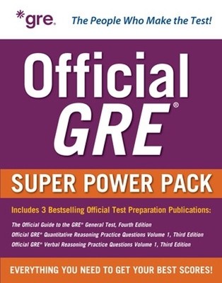 Official GRE Super Power Pack, Third Edition - 9781264984657