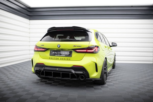 Heckansatz Diffusor V.2 Passend FüR Bmw 1Er F40 M-Paket / M135I Schwarz Matt-image
