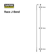 8 Stück Sapim Race Speichen J-Bend 2.0/1.8/2...