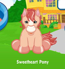 Webkinz Sweetheart Pony Virtual PET Adoption Code Only Messaged Webkinz Orange