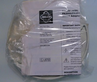 Pelco PA2000  Panel Adapter Mount