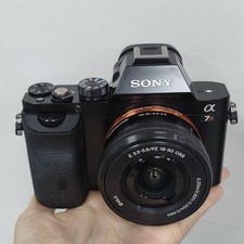 Sony Alpha A7R 36.4MP Mirrorless Digital SLR Camera With 16-50mm Lens w/Charger