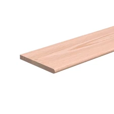 Stair Parts 36 In. X 11-1/2 In. Unfinished Red Oak Plain Solid Edge-Glued Stair