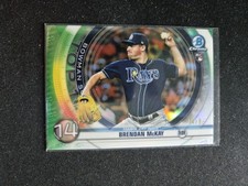 2020 Bowman Chrome Brendan McKay Scouts Top 100 Prospects Green /99 #BTP-14