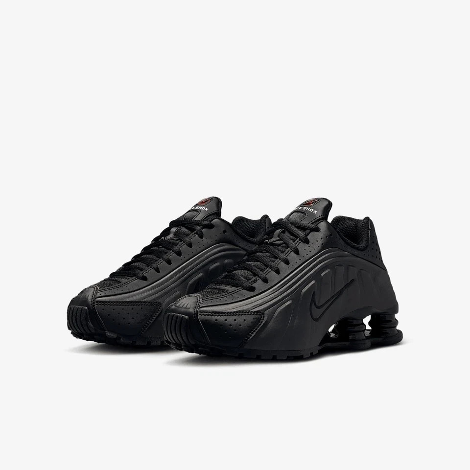 Nike Shox R4 Big Kids' Shoes Youth Black Sz4.5Y CW2626 003 | eBay