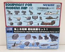 F 2X LOT 1/700 PIT ROAD SKY WAVE EQUIPMENT FOR JMSDF SET 1 + MODERN SHIP NEW