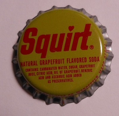 Vintage Squirt  #1 ..plastic..unused..SODA BOTTLE CAP