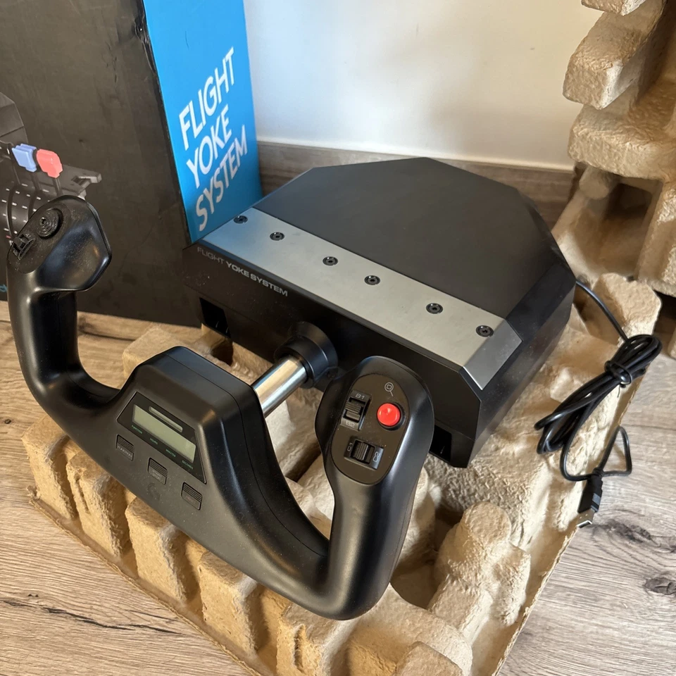 Logitech G Saitek Pro Flight Yoke System PC USB BOXED J-U0004 - Yoke Only - Image 3 of 4