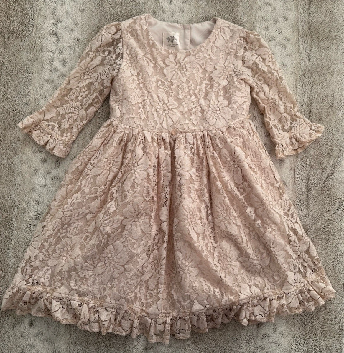 Beige Long Sleeve Dresses for Girls for sale | eBay