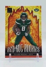 2021 Panini Donruss Elijah Moore #RHR-EMO Red Hot Rookies New York Jets