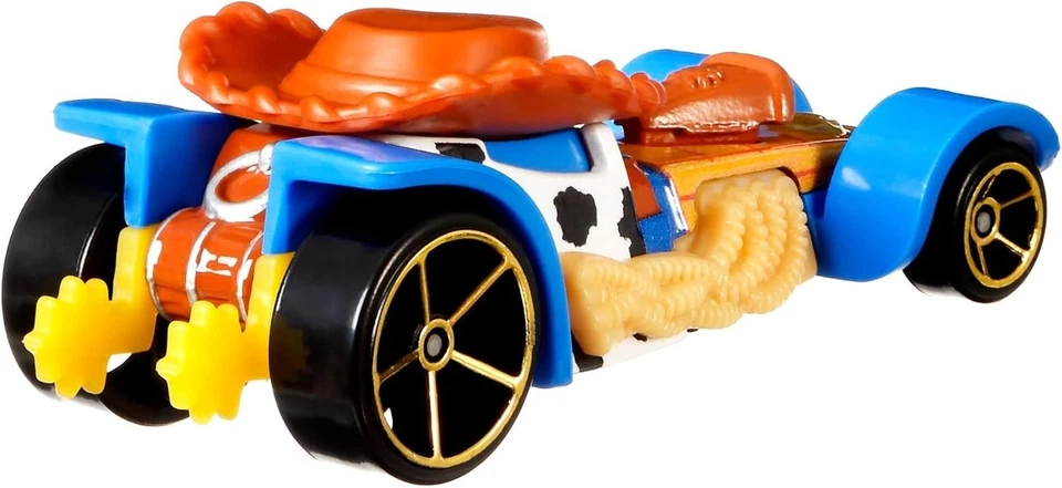 Hot Wheels Disney Pixar Woody Personaje Coche Versión 2022 Toy Story 2 Piezas Foto 2 de 4