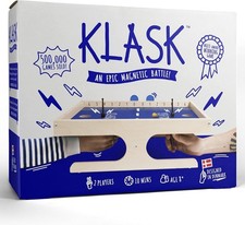KLASK: The award-winning magnetic skill-based party game.