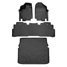SMARTLINER SA0325/B0325/D0325 Front/Rear BLACK Floor Liners Honda Odyssey