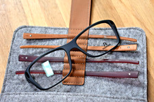 Natural Wood Rodenstock Eyeglasses interchangeable RXP made in Germany 8013 C