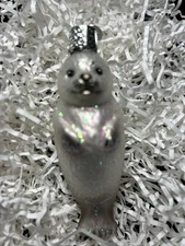 Cute Baby Seal Merck Family’s Old World Christmas 3.75”