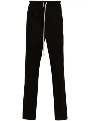 Rick Owens Drawstring Slim Pants Pant 46 S Black Black RU01D3390P