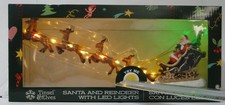Christmas Tinsel & Elves Light Up Santa Sleig...