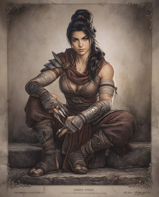 8x10 Character Illustration Art Print - 435174378