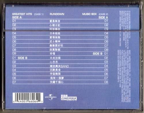 SAM HUI 許冠傑 (许冠杰) Excellent Selection 傑好精選 + Music Box MALAYSIA 2 CASSETTE SET - Picture 2 of 5