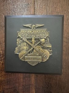 Harley-Davidson Dealer Convention Show Plaque July 1993 Nashville Vintage RARE