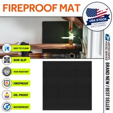 Welding Blanket Fireproof 19.6  x19.6  Fiberglass Blankets for Heat Insulation US
