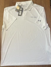 NWT The PLAYERS Under Armour T Shirt Size XXL white Loose polo TPC Sawgrass 2XL