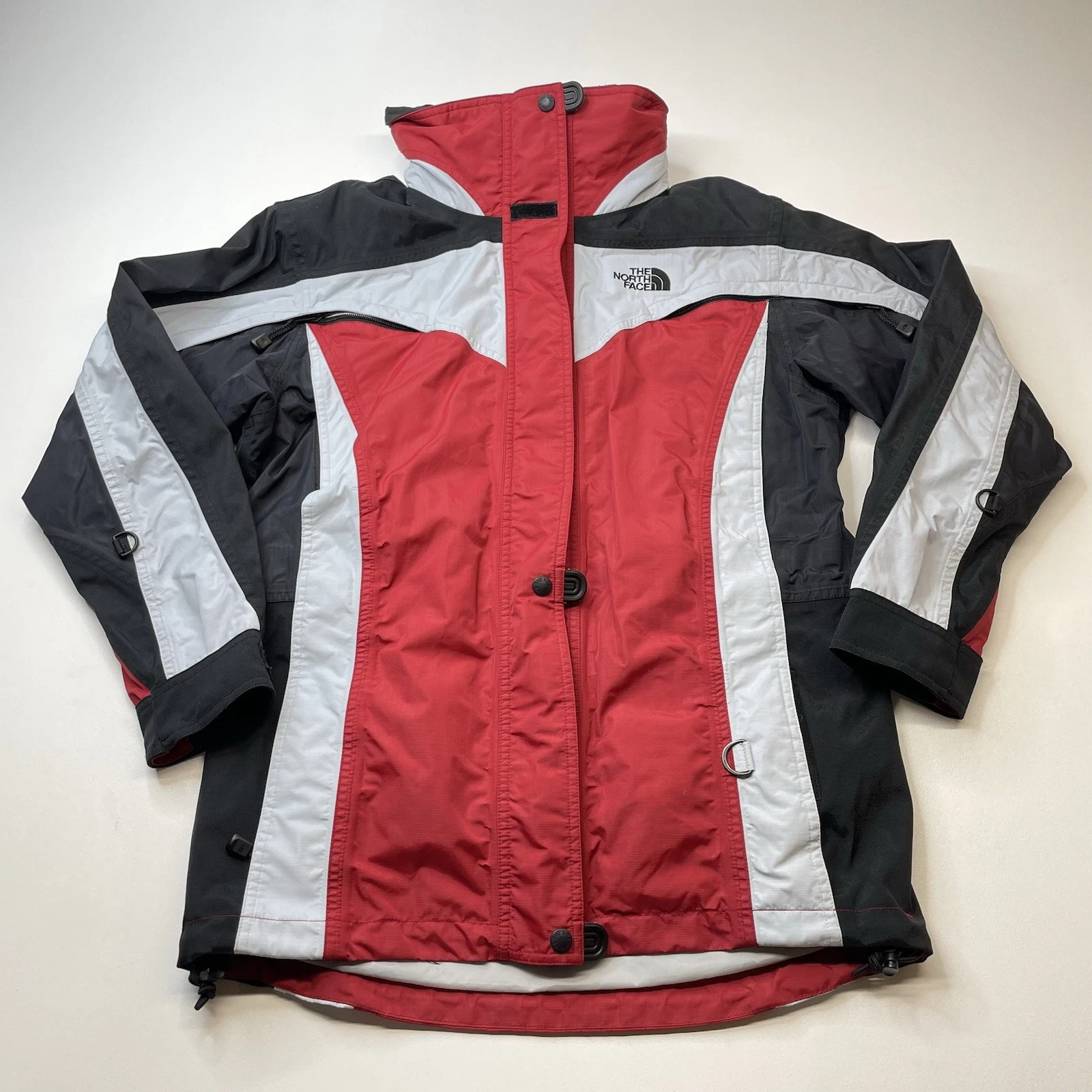 Vintage The North Face Women’s Sz 8 Ski Jacket Red Black White Winter Snow 90s