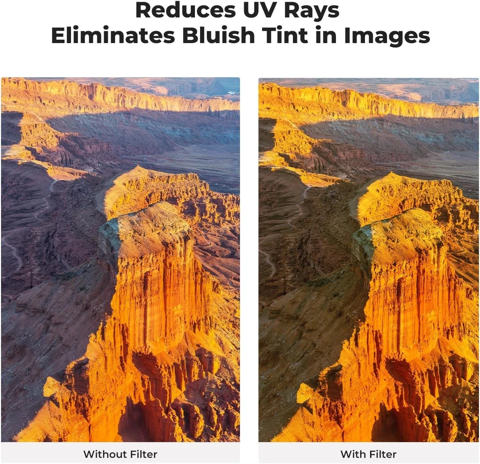 K&F Concept MC UV Protection Filter Lens Shockproof Tempered Glass 67/72/77/82mm - Image 4 of 4