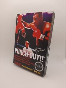 NES - Mike Tyson's Punch Out | Punch-Out!! - Box Cover ONLY