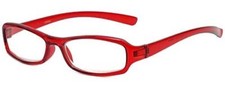 Calabria 8034 52mm Spring Hinge Designer Reading Glasses Red 5.00