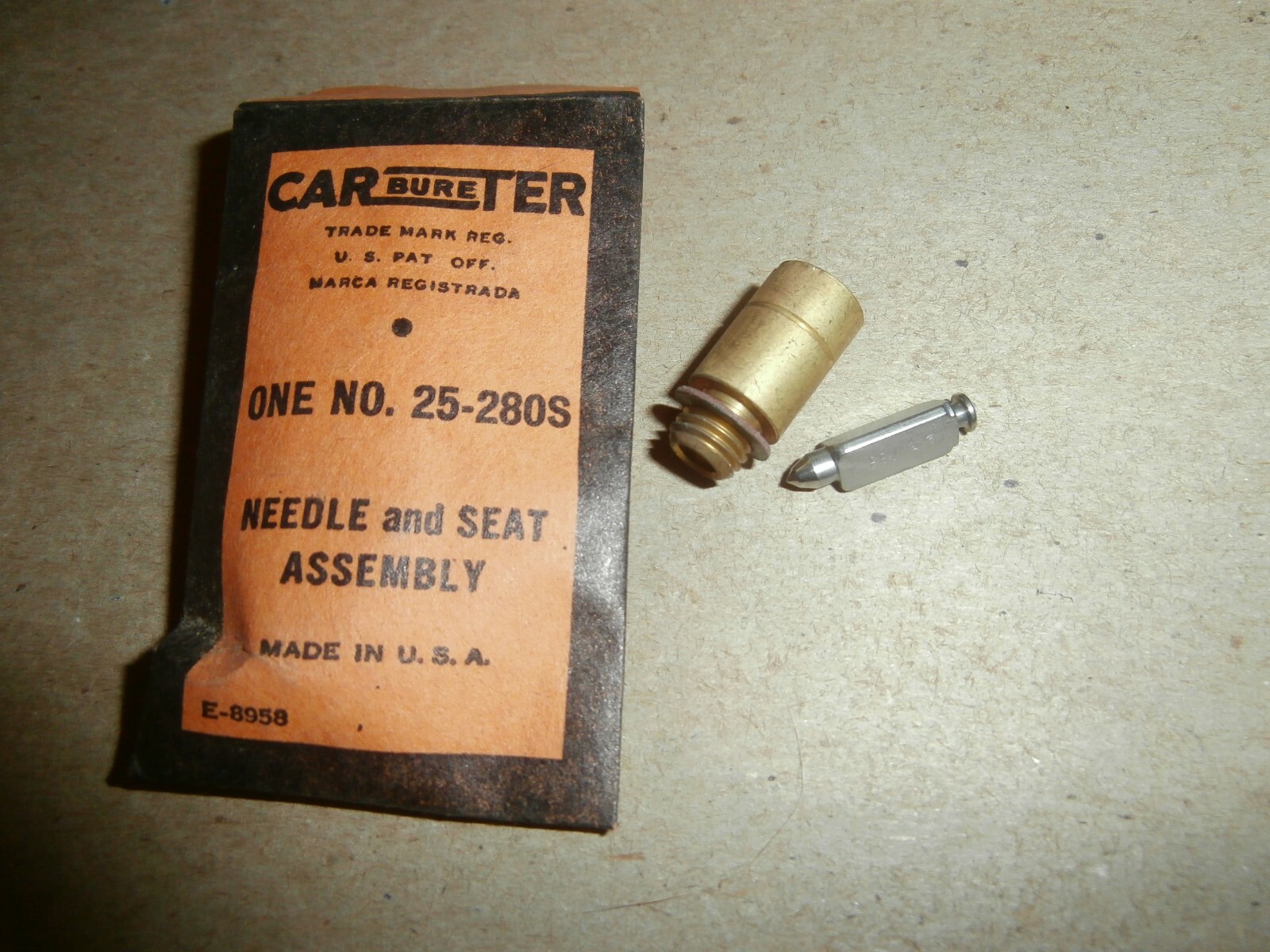 NOS Carter Carburetor Needle Seat Assembly 25280S eBay