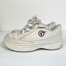 Vintage Chunky Tongue Vans Womens Size 9 Skateboard Shoes Sneaker White