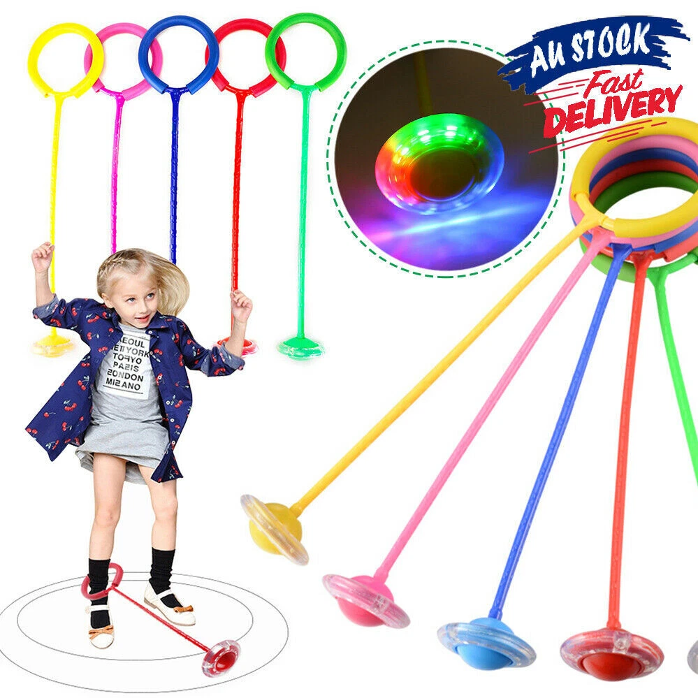 Led top skipping ball