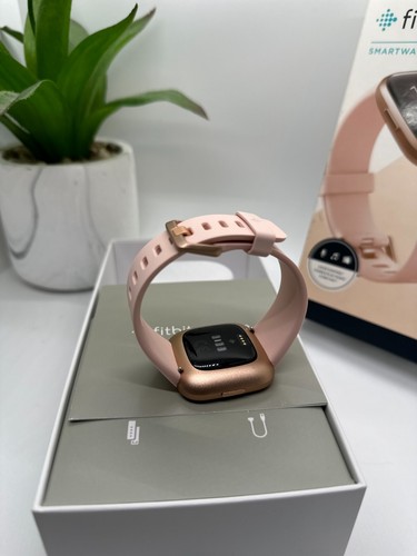 Fitbit Versa 2 Health & Fitness Smartwatch Authentic Activity Tracker Gold - Picture 3 of 6