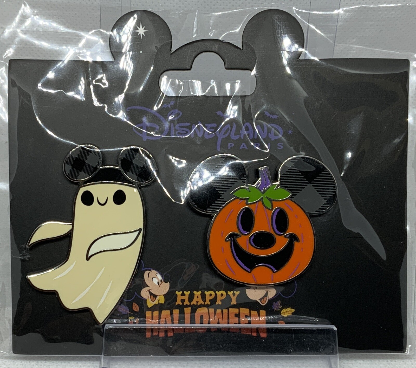 Disney DLP 2021 Halloween Ghost & Pumpkins With Mickey Ear Hats Pin