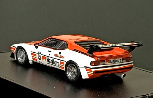 1/43 BMW M1 #5 Procar Racing Marlboro Niki Lauda 1979 Minichamps - Picture 5 of 6