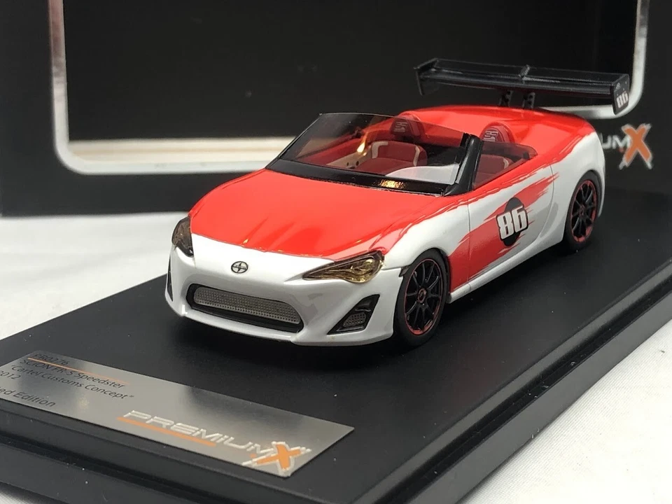 Scion Fr-S Speedster 2012 Cartel Customs (Toyota 86) Diecast 1/43 Premium X Ixo - Immagine 3 di 4