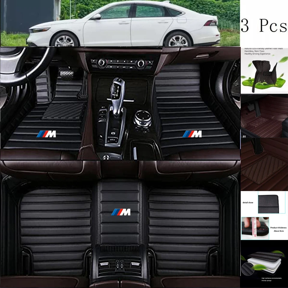 Fit for BMW All Models Car Floor Mats Auto Custom Cargo Liner Carpets Waterproof Foto 2 de 4