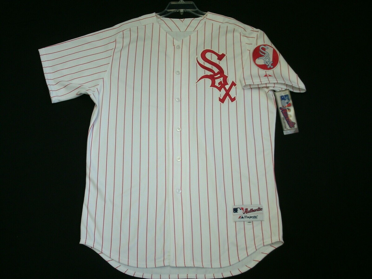 Authentic Chicago White Sox TBC 1972 White/Red Throwback Jersey