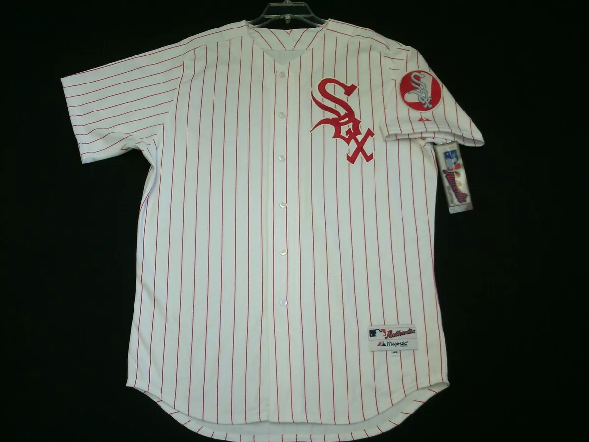 Authentic Chicago White Sox TBC 1972 White/Red Throwback Jersey RARE! 40