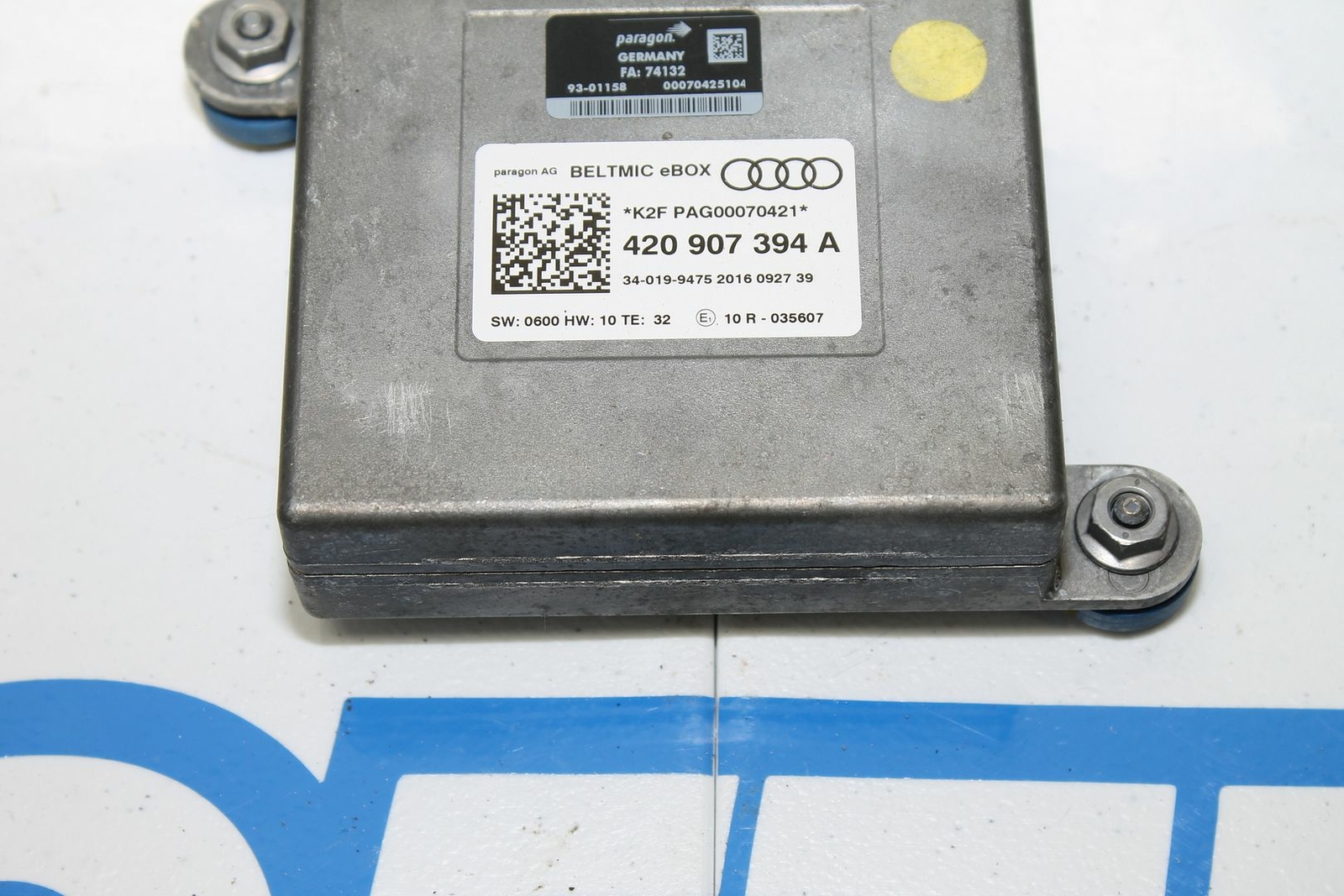 16-21 AUDI R8 V10 PLUS OEM SEATBELT REMINDER MODULE CONTROL UNIT 420907394A 18 
