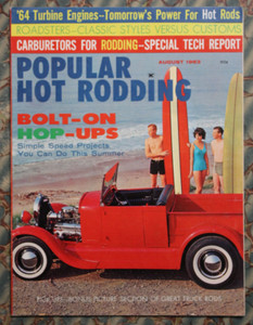 1963 Hot Rod & Custom MaGaziNe Ford Pickups how to Stromberg Carbs Chevy Gasser