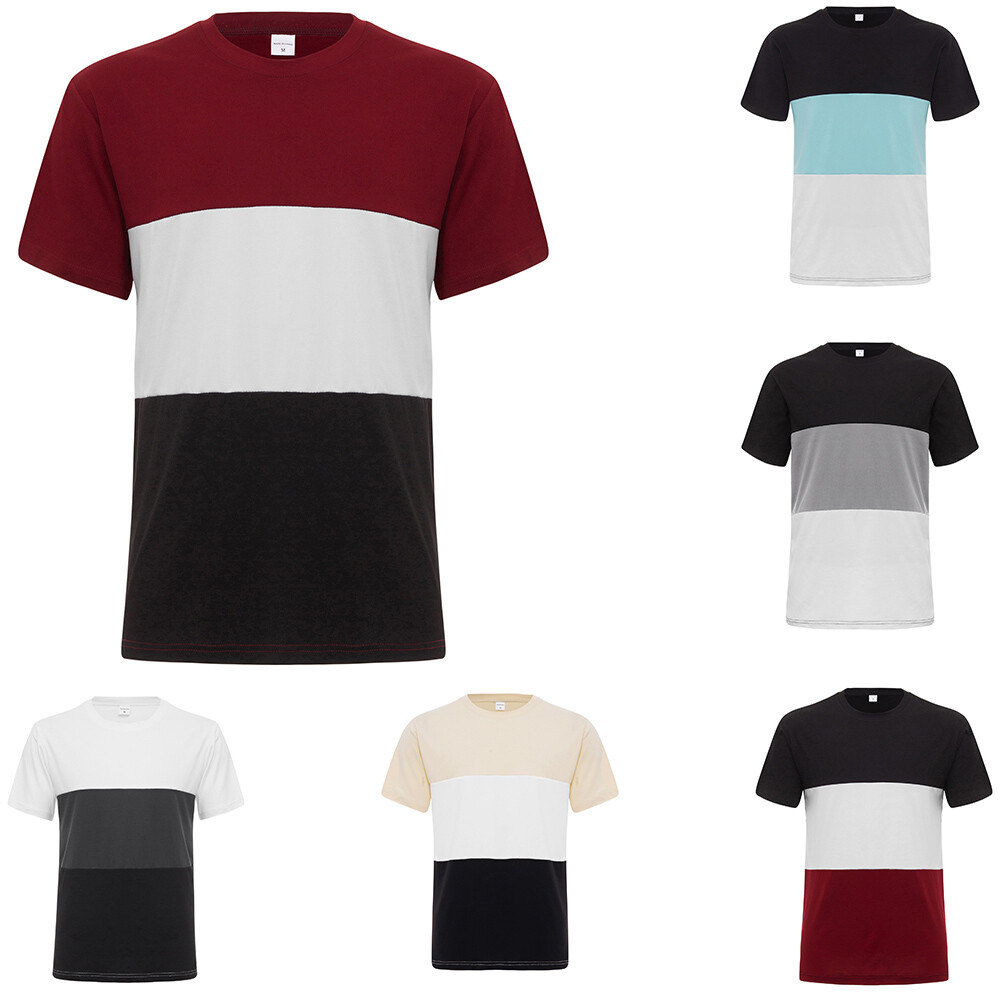 ALTRA T shirt uomo casual colorata con girocollo e corta J