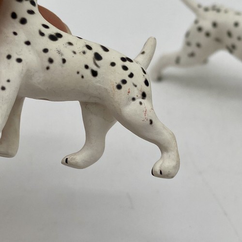 Bone China Miniature Dalmatian Family Dog Figurine Set of 2 Japan - Picture 7 of 10