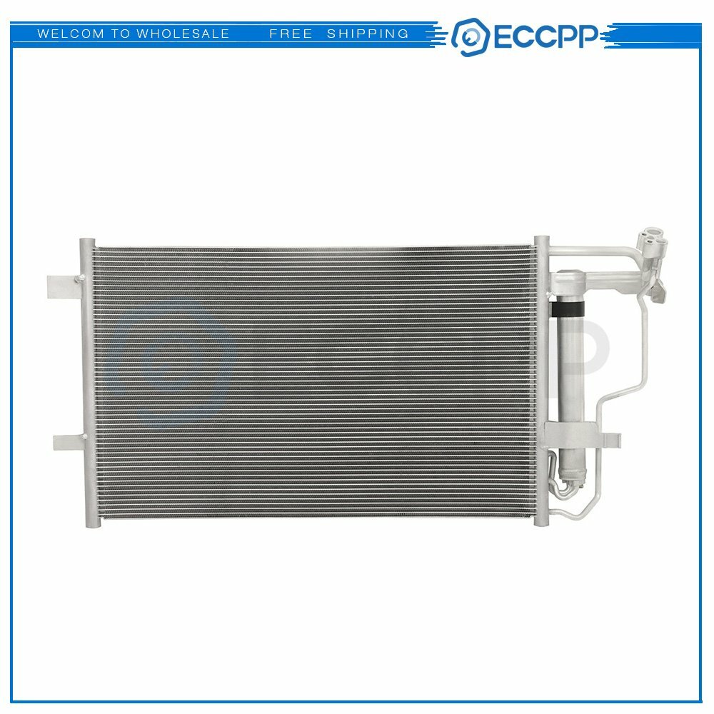 AC Condenser For 2010-2013 Mazda 3 4-Door 2.0L 2.3L 2.5L l4 Aluminum Core