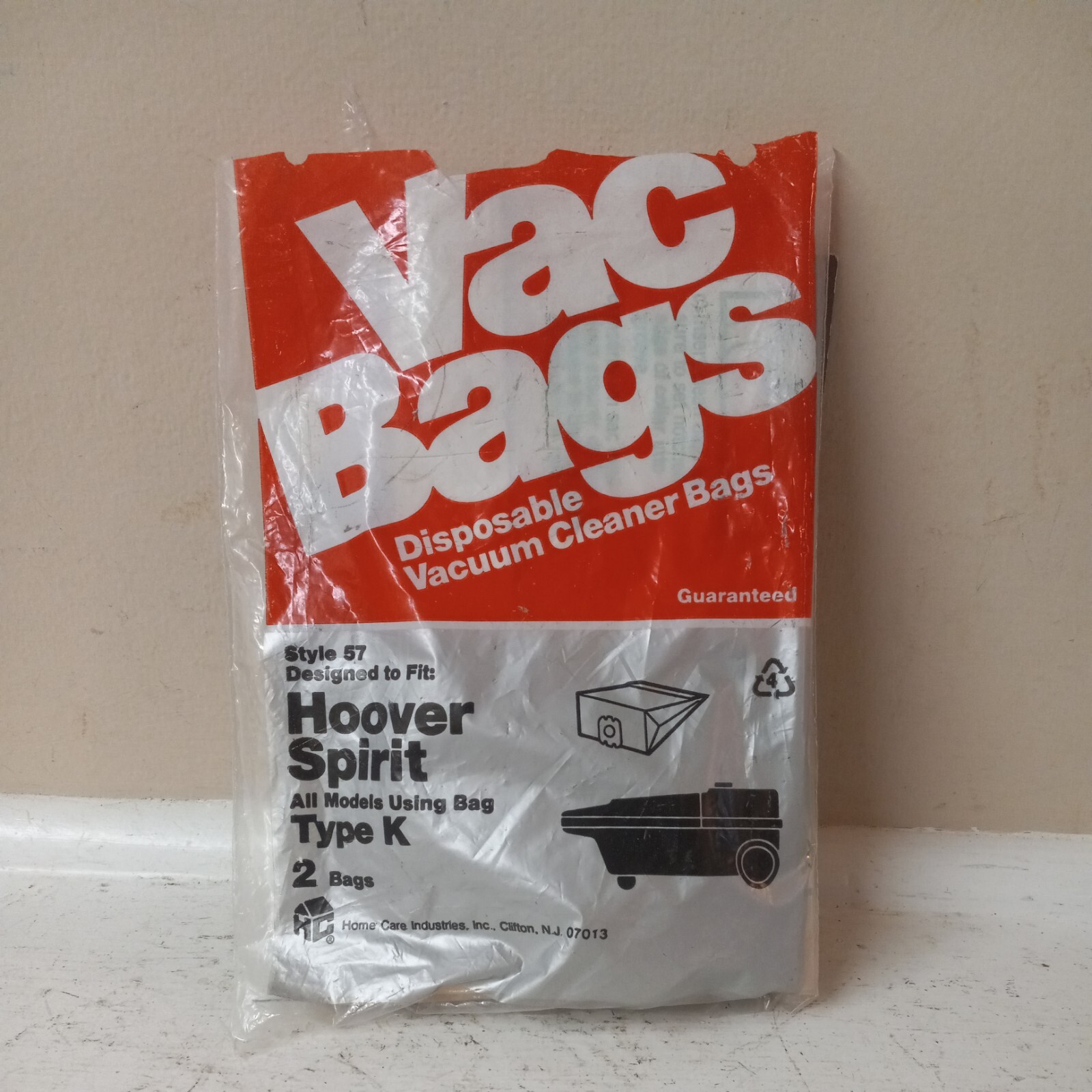 Vac Bags FOR Hoover Spirit Type K No.57 2 Bags Sealed Vacuum Cleaner